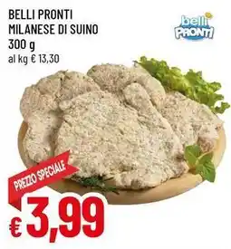 Famila Superstore Belli pronti milanese di suino offerta