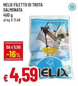 Famila Superstore Helix filetto di trota salmonata offerta