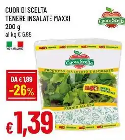 Famila Superstore Cuor di scelta tenere insalate maxxi offerta