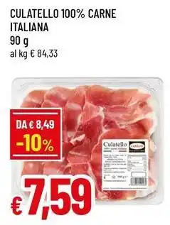 Famila Superstore Culatello 100% carne italiana offerta