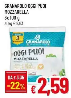 Famila Superstore Granarolo oggi puoi mozzarella offerta