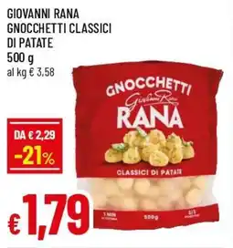 Famila Superstore Giovanni rana gnocchetti classici di patate offerta