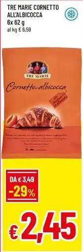 Famila Superstore Tre marie cornetto all'albicocca offerta
