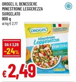 Famila Superstore Orogel il benessere minestrone leggerezza surgelato offerta