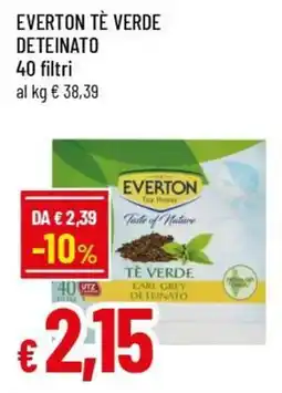 Famila Superstore Everton tè verde deteinato 40 filtri offerta