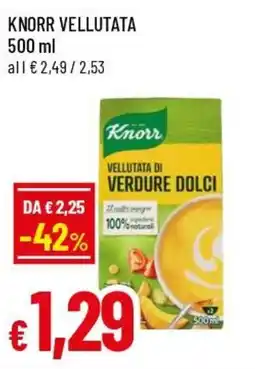 Famila Superstore Knorr vellutata offerta