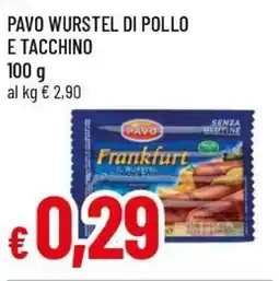 Famila Superstore Pavo wurstel di pollo e tacchino offerta