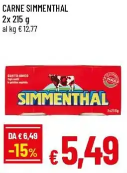 Famila Superstore Carne SIMMENTHAL offerta