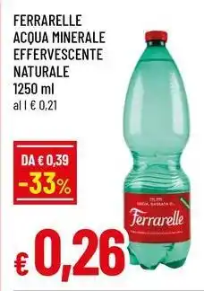 Famila Superstore Ferrarelle acqua minerale effervescente naturale offerta