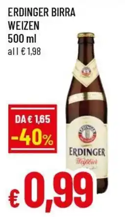 Famila Superstore Erdinger birra weizen offerta