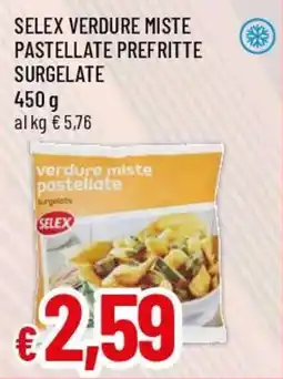 Famila Superstore Selex verdure miste pastellate prefritte surgelate offerta