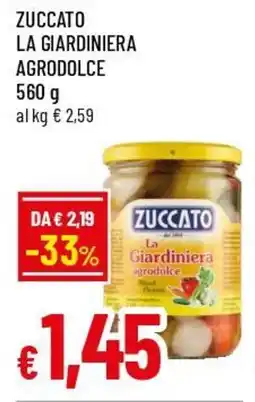 Famila Superstore Zuccato la giardiniera agrodolce offerta