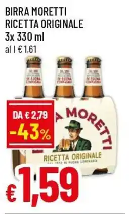 Famila Superstore Birra moretti ricetta originale offerta