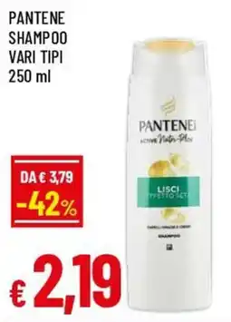 Famila Superstore Pantene shampoo vari tipi offerta