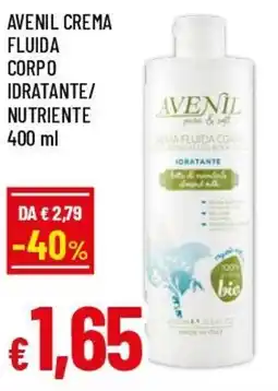 Famila Superstore Avenil crema fluida corpo idratante/ nutriente offerta