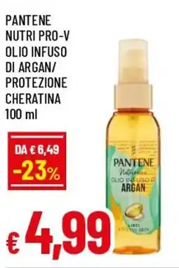 Famila Superstore Pantene nutri pro-v olio infuso di argan/ protezione cheratina offerta