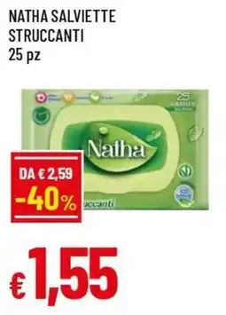 Famila Superstore Natha salviette struccanti 25 pz offerta
