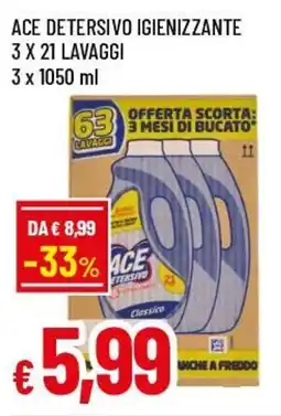 Famila Superstore Ace detersivo igienizzante offerta