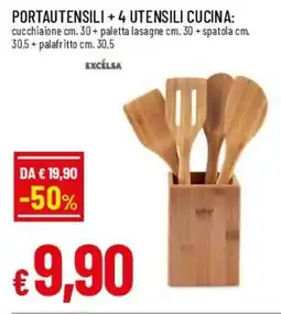 Famila Superstore Portautensili +4 utensili cucina offerta