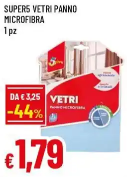 Famila Superstore Super5 vetri panno microfibra offerta
