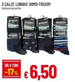 Famila Superstore 3 calze lunghe uomo FREDDY offerta
