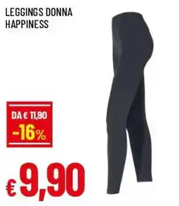 Famila Superstore Leggings donna HAPPINESS offerta
