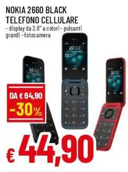 Famila Superstore Nokia 2660 black telefono cellulare offerta