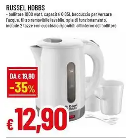 Famila Superstore RUSSEL HOBBS - bollitore 1000 watt offerta