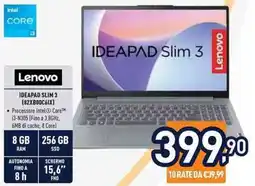 Unieuro Lenovo IDEAPAD SLIM 3 (82XB00C6IX) offerta
