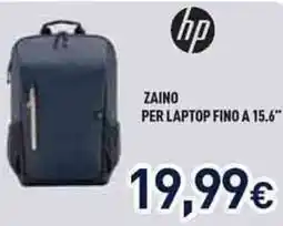Unieuro hp ZAINO PER LAPTOP FINO A 15.6" offerta