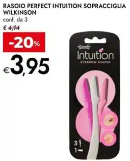 Bennet Rasoio perfect intuition sopracciglia WILKINSON offerta
