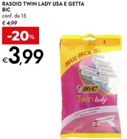 Bennet Rasoio twin lady usa e getta BIC offerta