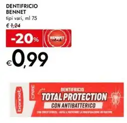 Bennet Dentifricio BENNET offerta