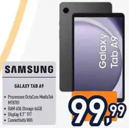 Unieuro SAMSUNG GALAXY TAB A9 offerta