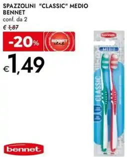 Bennet Spazzolini "classic" medio BENNET offerta