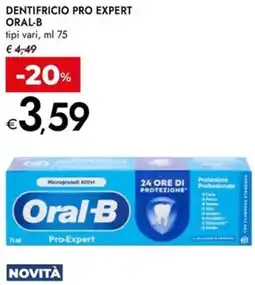 Bennet Dentifricio pro expert ORAL-B offerta