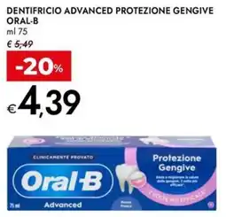 Bennet Dentifricio advanced protezione gengive ORAL-B offerta