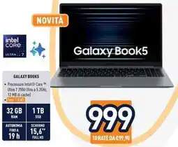 Unieuro SAMSUNG GALAXY BOOKS offerta