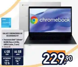 Unieuro SAMSUNG GALAXY CHROMEBOOK GO XE340XDAKA1IT offerta