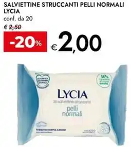 Bennet Salviettine struccanti pelli normali LYCIA offerta