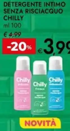 Bennet Detergente intimo senza risciacquo CHILLY offerta