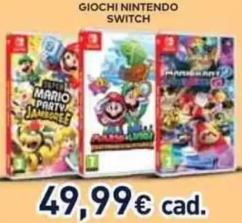 Unieuro GIOCHI NINTENDO SWITCH offerta
