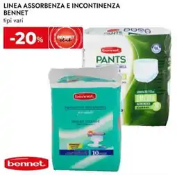 Bennet Linea assorbenza e incontinenza BENNET offerta
