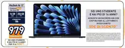 Unieuro Apple MacBook Air 13" offerta