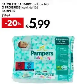 Bennet Salviette baby-dry o progressi pampers offerta