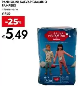 Bennet Pannolini salvapigiamino PAMPERS offerta