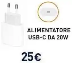 Unieuro ALIMENTATORE USB-C DA 20W offerta