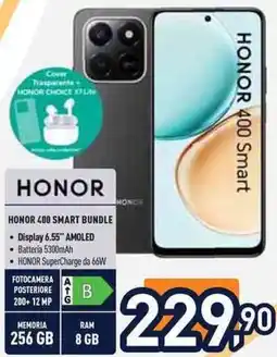 Unieuro HONOR 400 SMART BUNDLE offerta