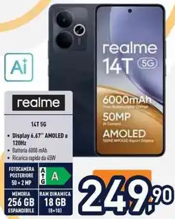 Unieuro realme 14T 5G offerta
