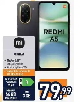 Unieuro REDMI A5 offerta